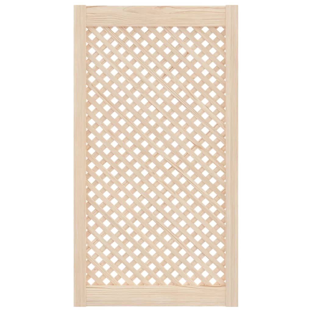 Ante con Design a Reticolo 2 pz 49,5x99 cm in Legno di Pino - homemem39