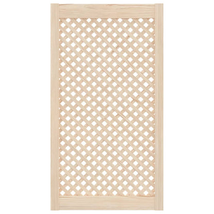Ante con Design a Reticolo 2 pz 49,5x99 cm in Legno di Pino - homemem39