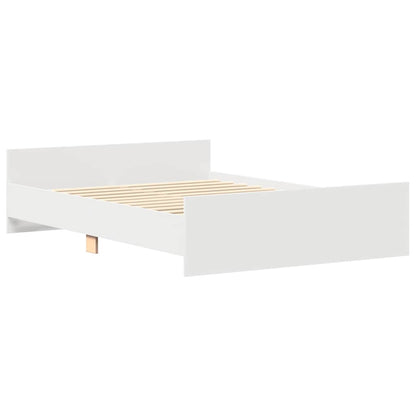 Giroletto con Testiera e Pediera Bianco 120x200 cm | homemem39