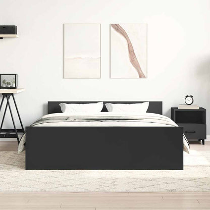 Giroletto con Testiera e Pediera Nero 120x200 cm | homemem39