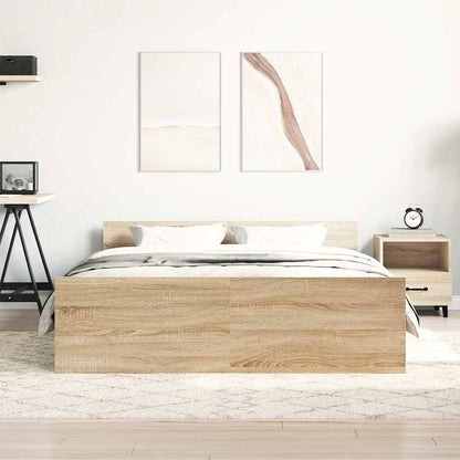 Giroletto con Testiera e Pediera Rovere Sonoma 120x200 cm | homemem39