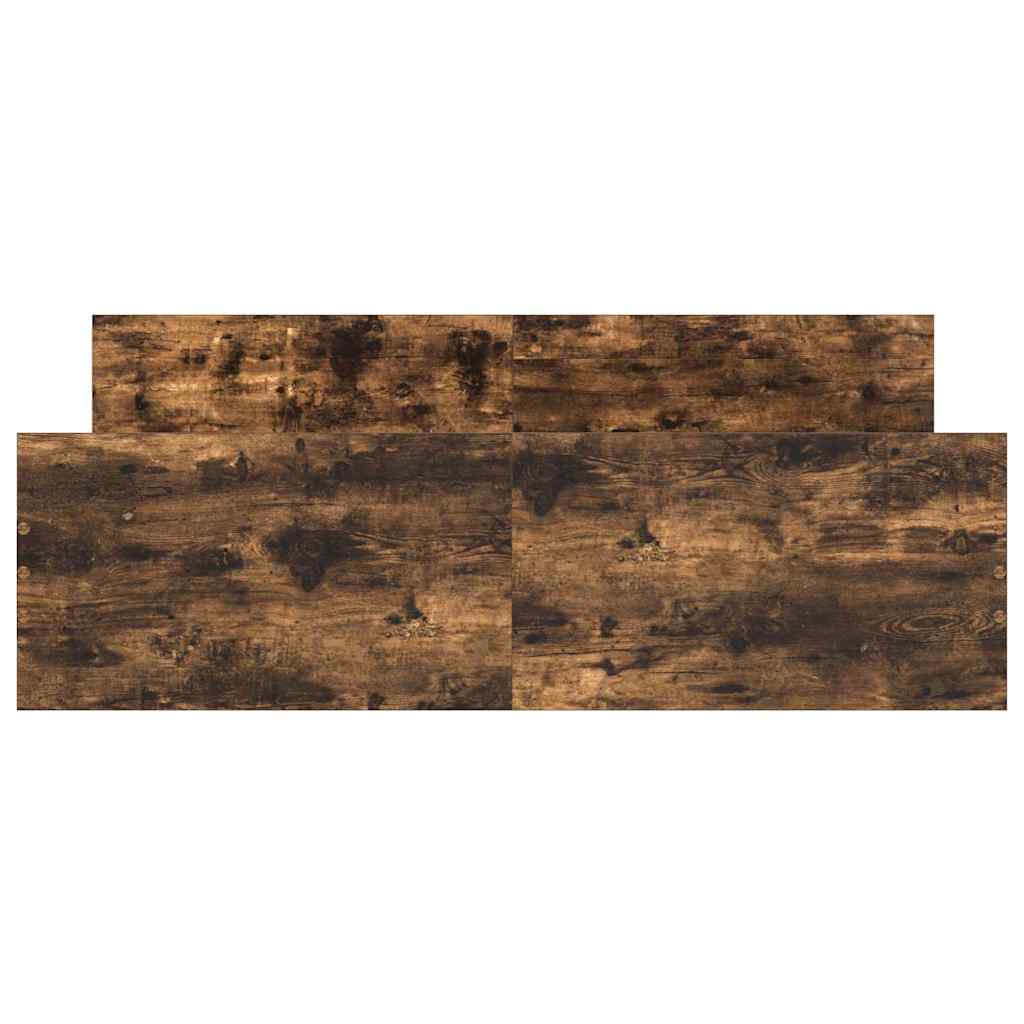 Giroletto con Testiera e Pediera Rovere Fumo 120x200 cm - homemem39