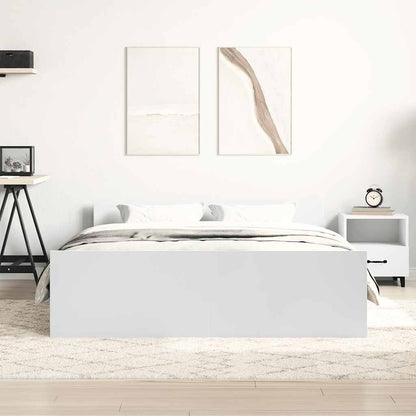 Giroletto con Testiera e Pediera Bianco 140x200 cm | homemem39