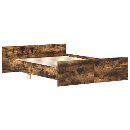 Giroletto con Testiera e Pediera Rovere Fumo 140x200 cm | homemem39