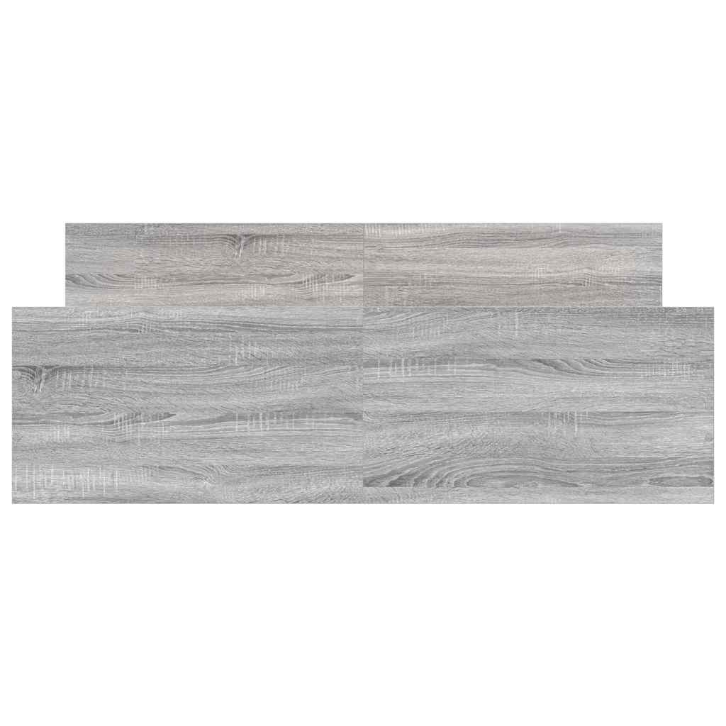 Giroletto con Testiera e Pediera Grigio Sonoma 140x200 cm