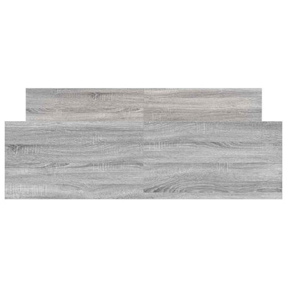 Giroletto con Testiera e Pediera Grigio Sonoma 140x200 cm