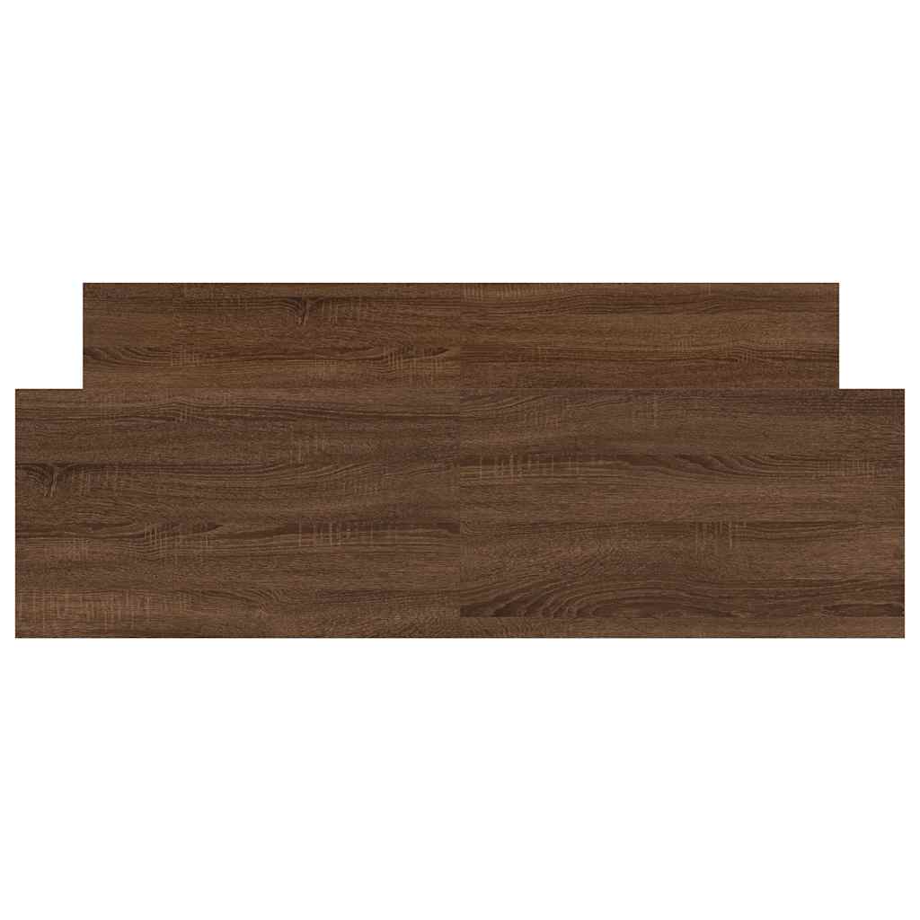 Giroletto con Testiera e Pediera Rovere Marrone 140x200 cm - homemem39