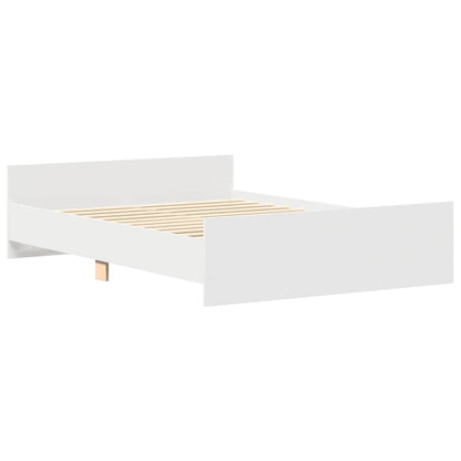 Giroletto con Testiera e Pediera Bianco 150x200 cm | homemem39