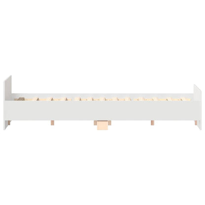 Giroletto con Testiera e Pediera Bianco 150x200 cm | homemem39