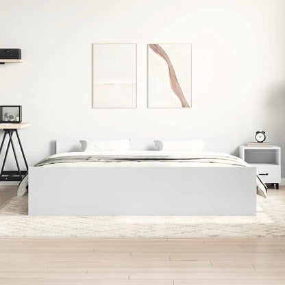 Giroletto con Testiera e Pediera Bianco 180x200 cm | homemem39