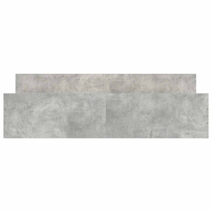 Giroletto con Testiera e Pediera Grigio Cemento 180x200 cm | homemem39