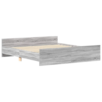 Giroletto con Testiera e Pediera Grigio Sonoma 180x200 cm | homemem39