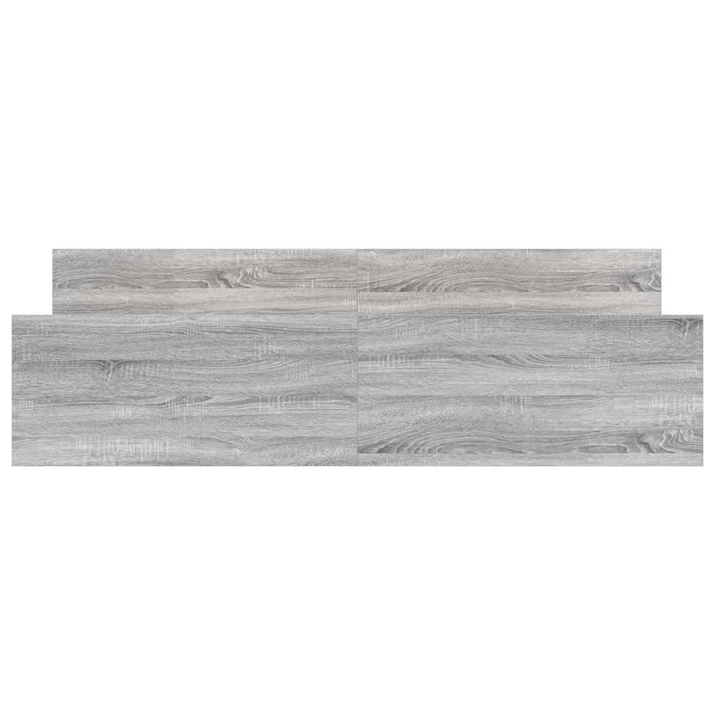 Giroletto con Testiera e Pediera Grigio Sonoma 180x200 cm - homemem39