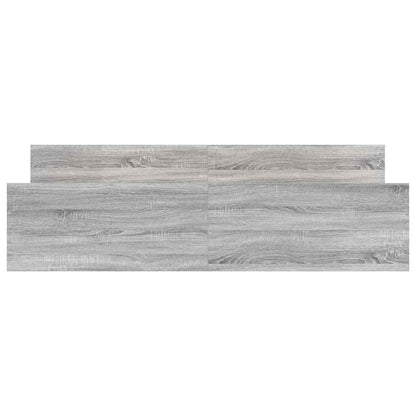 Giroletto con Testiera e Pediera Grigio Sonoma 180x200 cm - homemem39