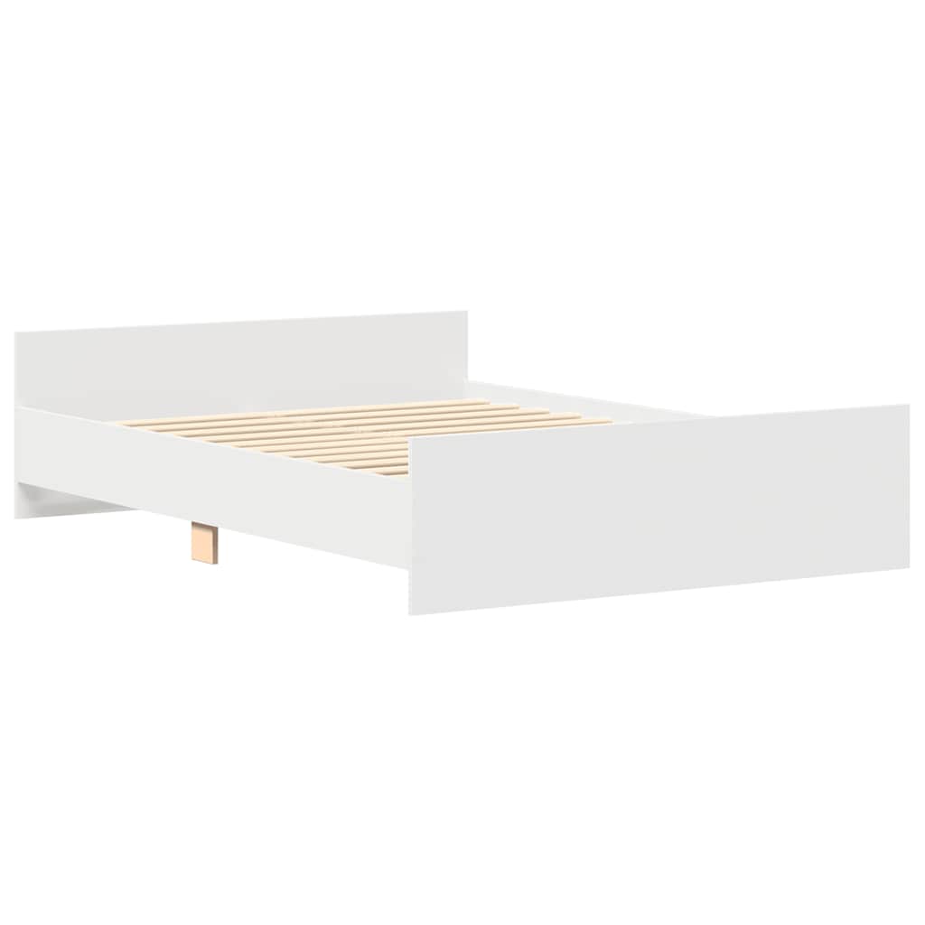 Giroletto con Testiera e Pediera Bianco 120x190 cm | homemem39