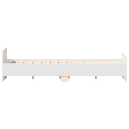 Giroletto con Testiera e Pediera Bianco 120x190 cm | homemem39
