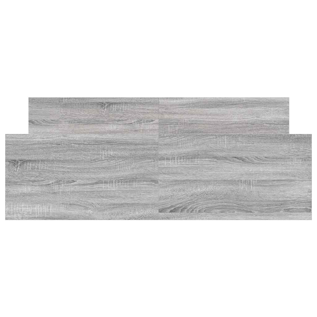 Giroletto con Testiera e Pediera Grigio Sonoma 120x190 cm | homemem39