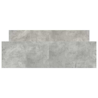 Giroletto con Testiera e Pediera Grigio Cemento 140x190 cm | homemem39