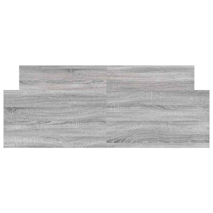 Giroletto con Testiera e Pediera Grigio Sonoma 135x190 cm | homemem39