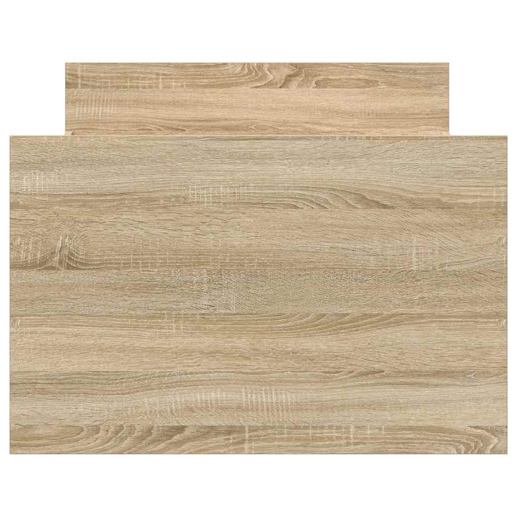Giroletto con Testiera e Pediera Rovere Sonoma 100x200 cm | homemem39