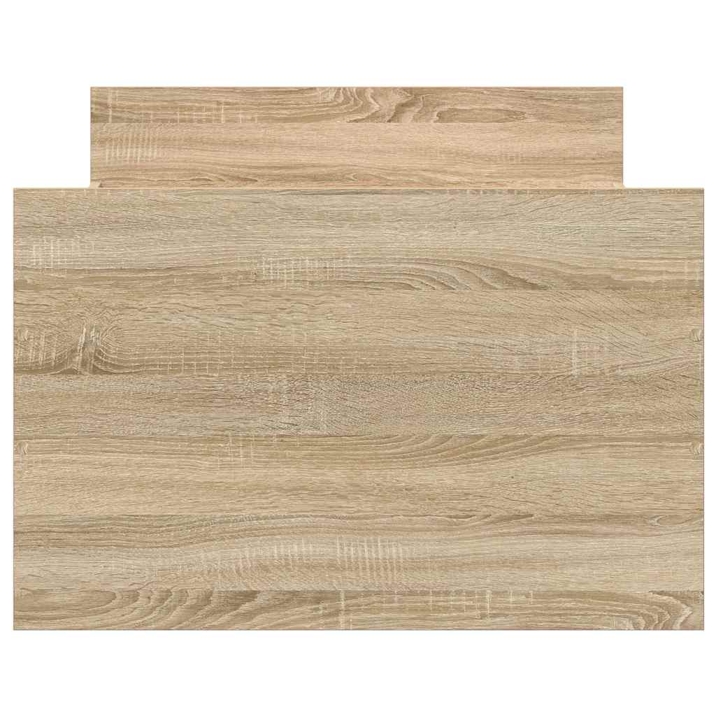 Giroletto con Testiera e Pediera Rovere Sonoma 100x200 cm