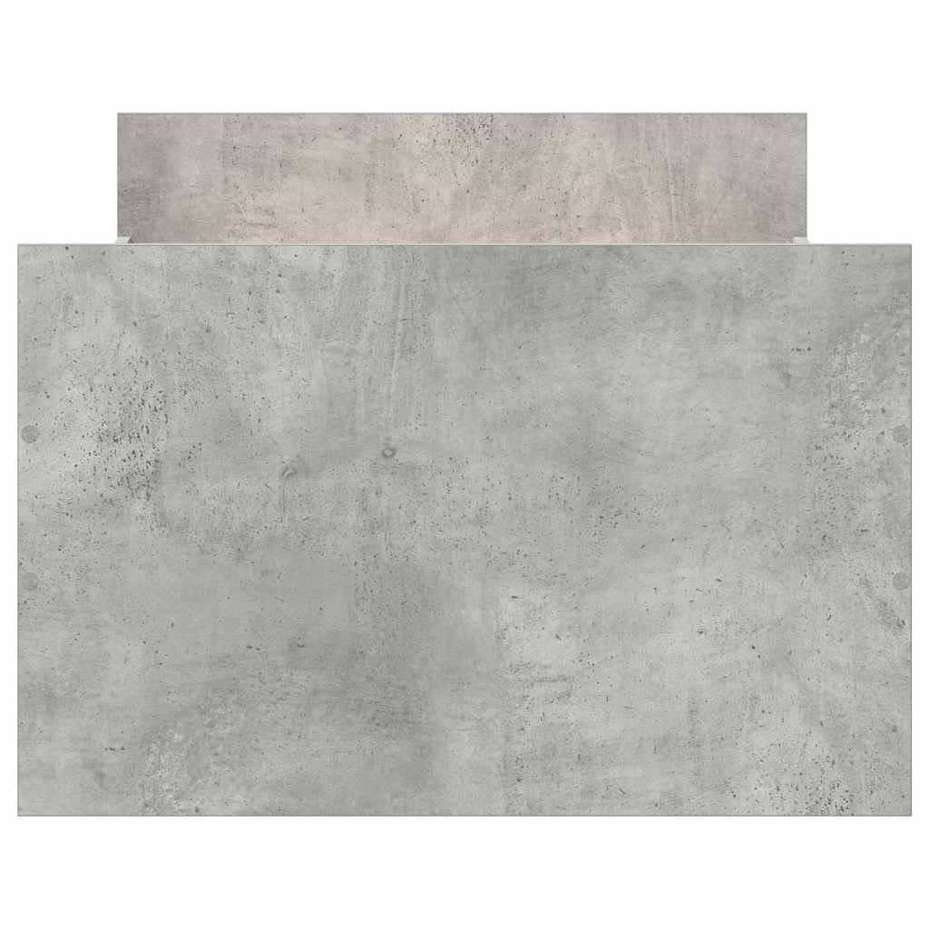 Giroletto con Testiera e Pediera Grigio Cemento 100x200 cm