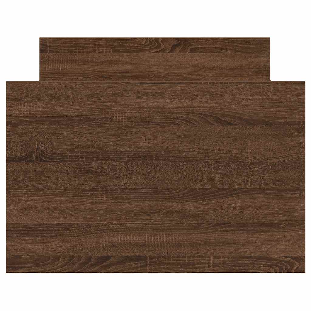 Giroletto con Testiera e Pediera Rovere Marrone 90x200 cm | homemem39