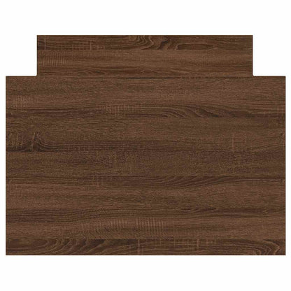 Giroletto con Testiera e Pediera Rovere Marrone 90x200 cm