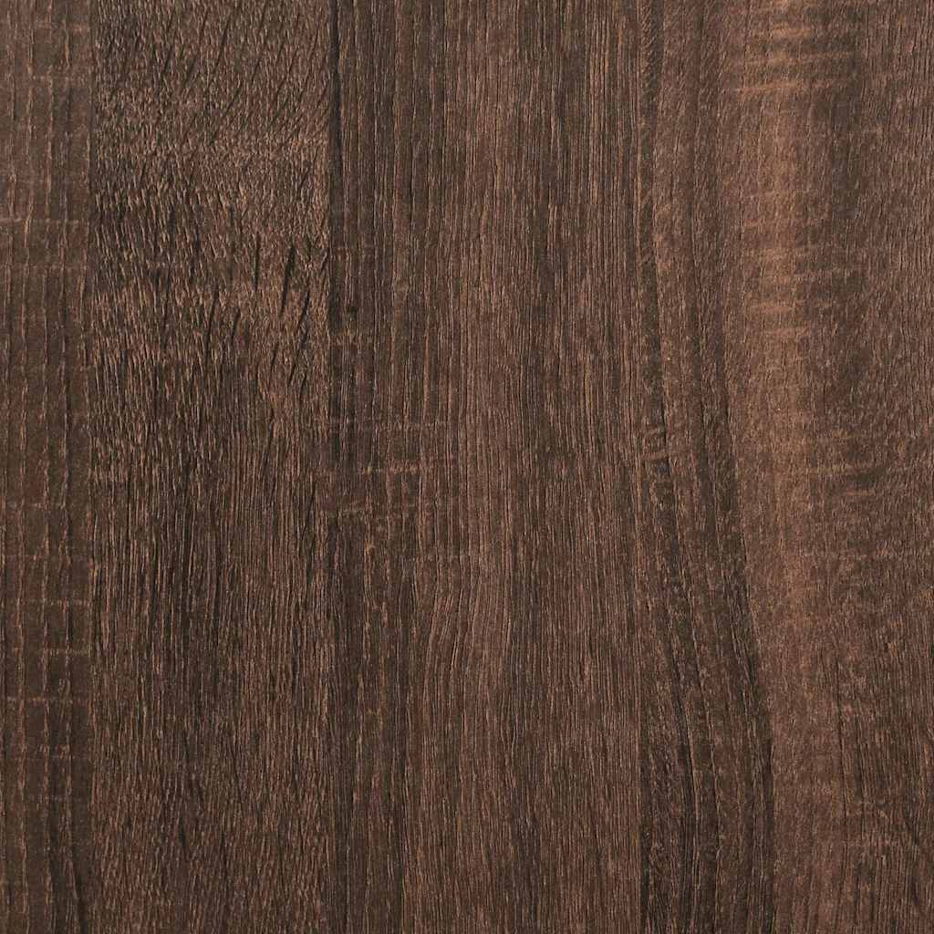 Giroletto con Testiera e Pediera Rovere Marrone 90x200 cm | homemem39