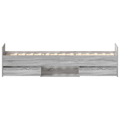 Giroletto senza Materasso Rovere Sonoma 90x190 cm - homemem39