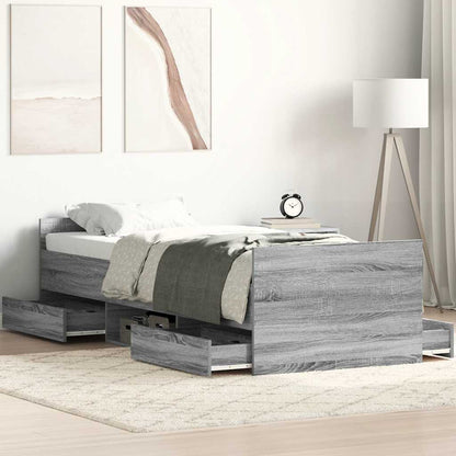 Giroletto senza Materasso Rovere Sonoma 90x190 cm