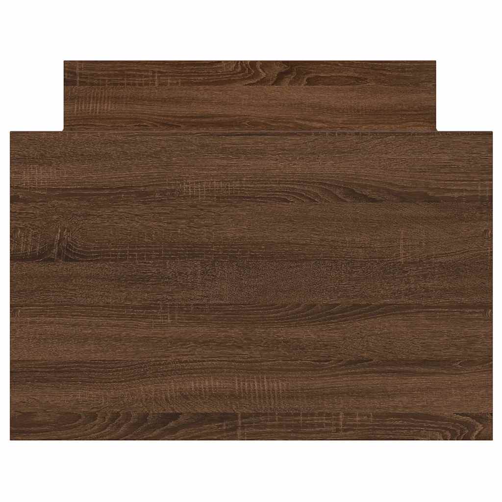 Giroletto con Testiera e Pediera Rovere Marrone 90x190 cm - homemem39