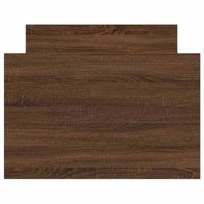 Giroletto con Testiera e Pediera Rovere Marrone 90x190 cm - homemem39