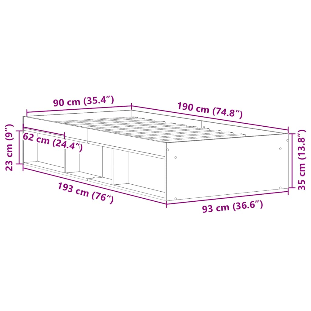 Giroletto Bianco 90x190 cm | homemem39