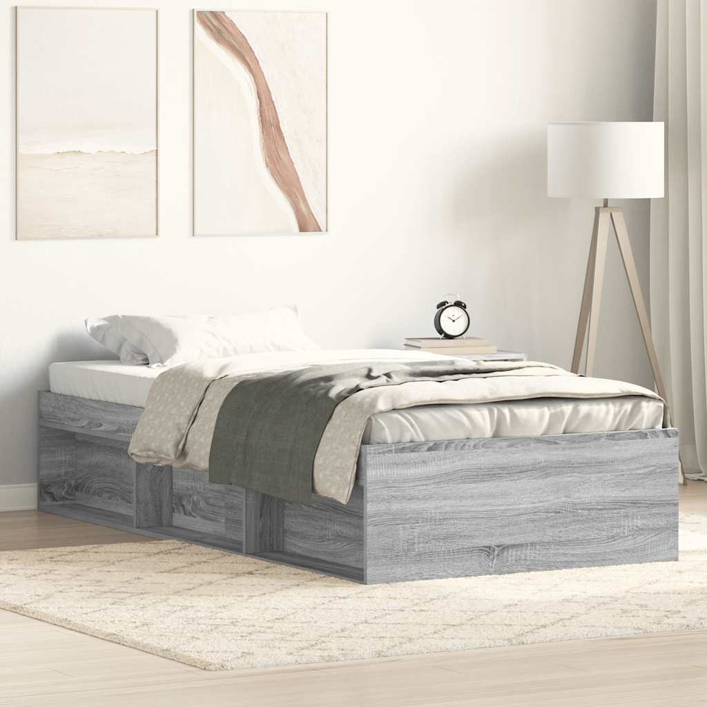 Giroletto senza Materasso Rovere Sonoma 90x190 cm | homemem39