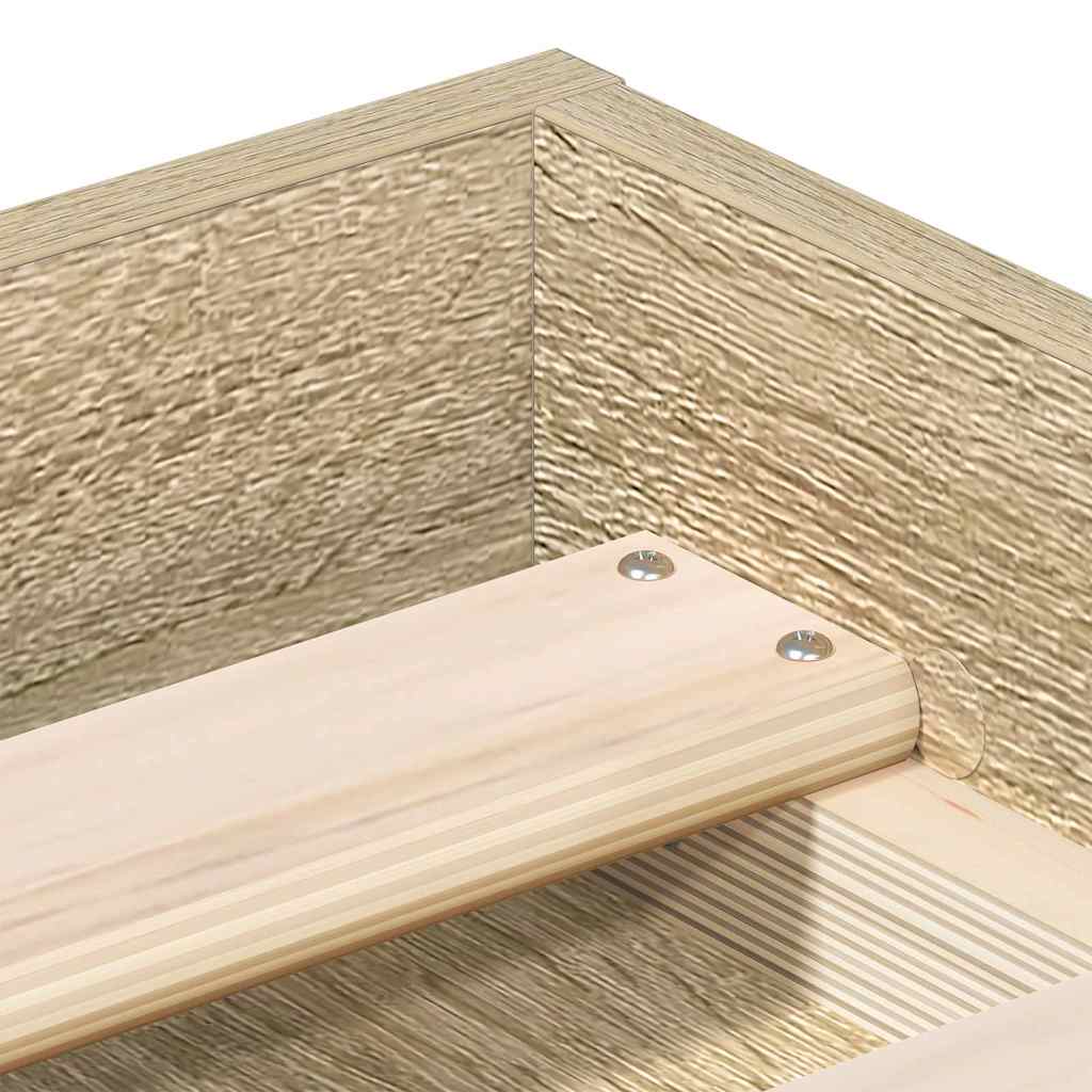 Giroletto Rovere Sonoma 75x190 cm Small Single