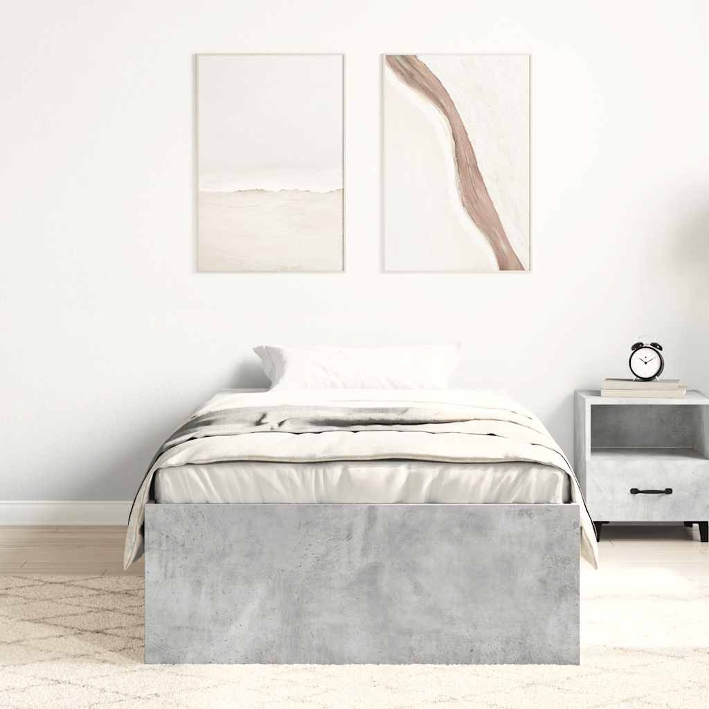Giroletto Grigio Cemento 75x190 cm Small Single