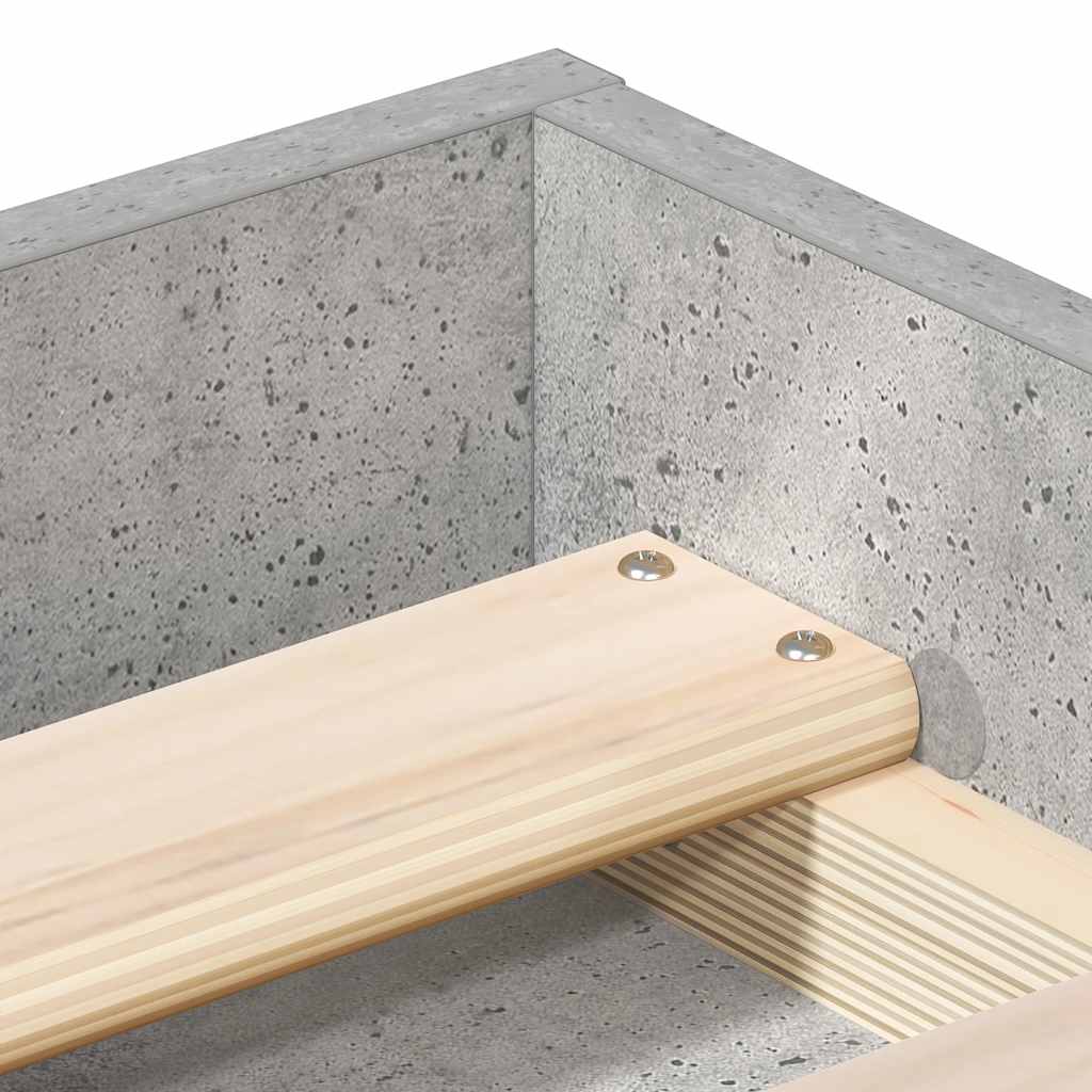 Giroletto Grigio Cemento 75x190 cm Small Single | homemem39