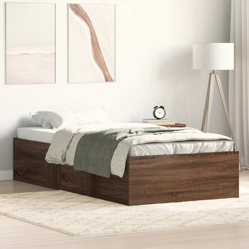 Giroletto Rovere Marrone 75x190 cm Small Single
