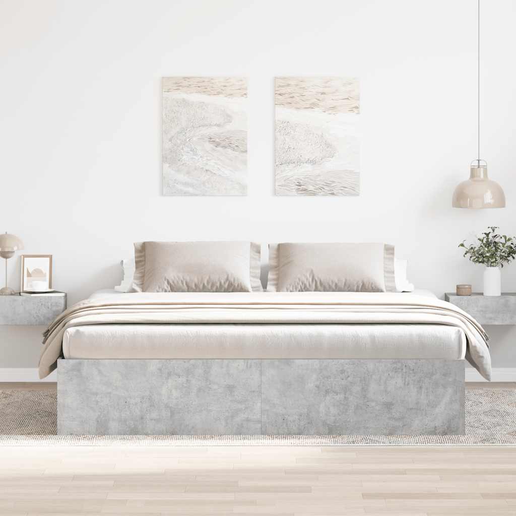 Giroletto Grigio Cemento 180x200 cm Super King