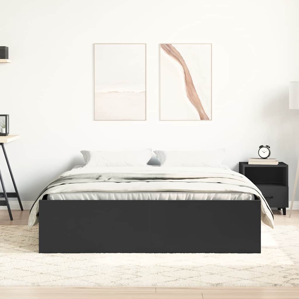 Giroletto Nero 120x190 cm Small Double