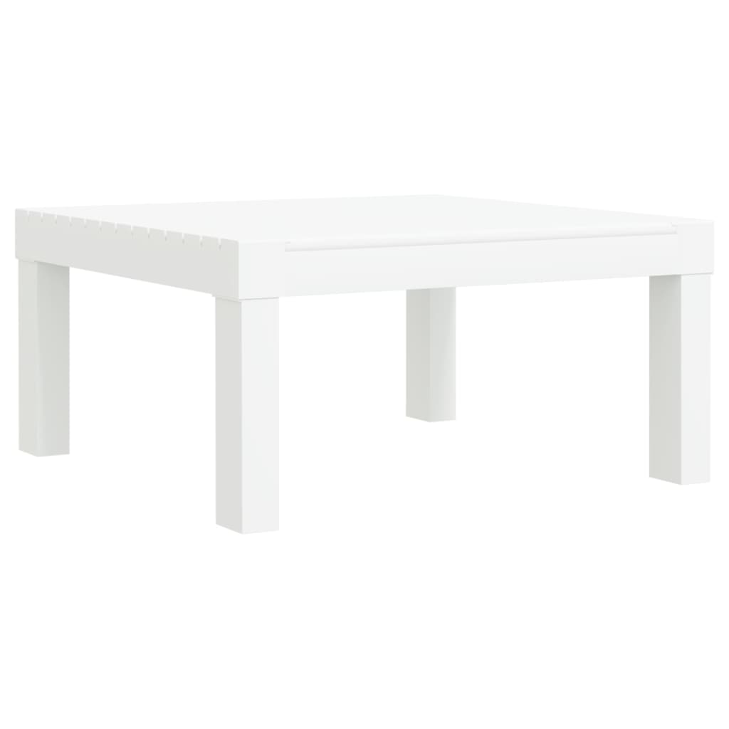 Set Salotto da Giardino 3 pz con Cuscini Bianco in PP | homemem39