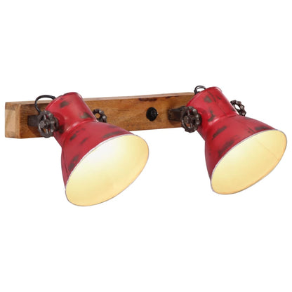 Lampada a Parete 25 W Rosso Anticato 45x25 cm E27 - homemem39