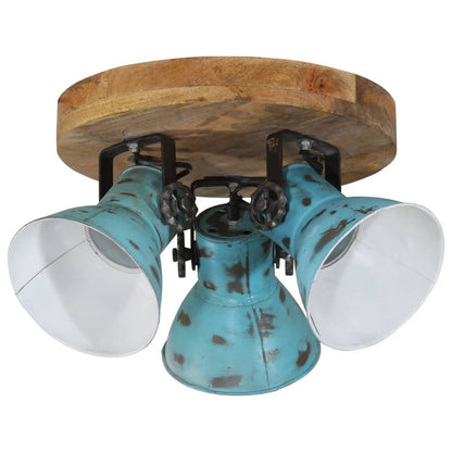 Lampada da Soffitto 25 W Blu Anticato 35x35x25 cm E27 | homemem39