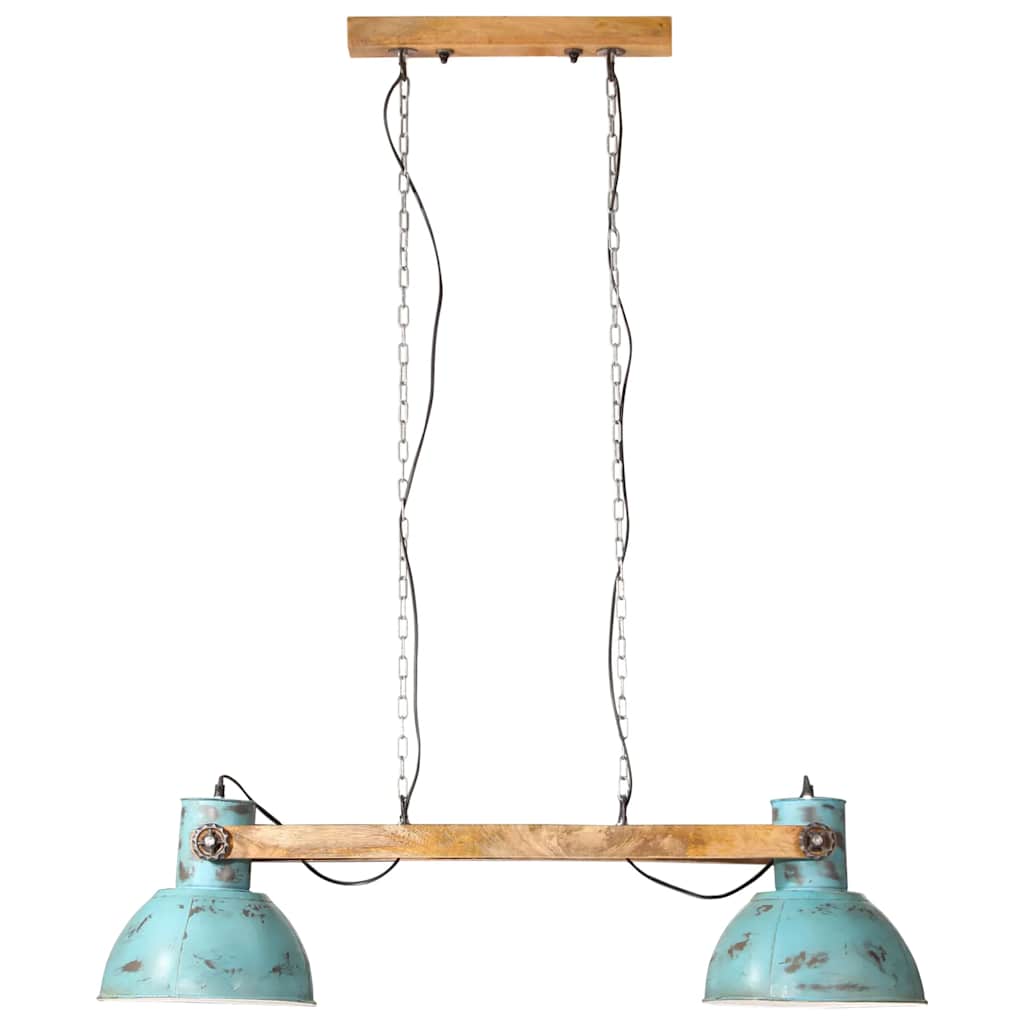 Lampada Pensile 25 W Blu Anticato 85x28x109 cm E27 | homemem39