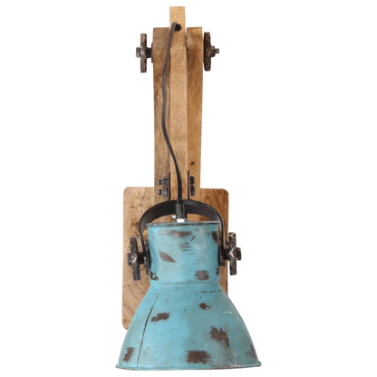 Lampada a Parete 25 W Blu Anticato 96x15x20 cm E27 | homemem39