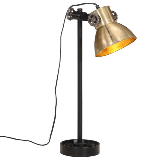 Lampada a Scrivania 25 W Ottone Anticato 15x15x55 cm E27