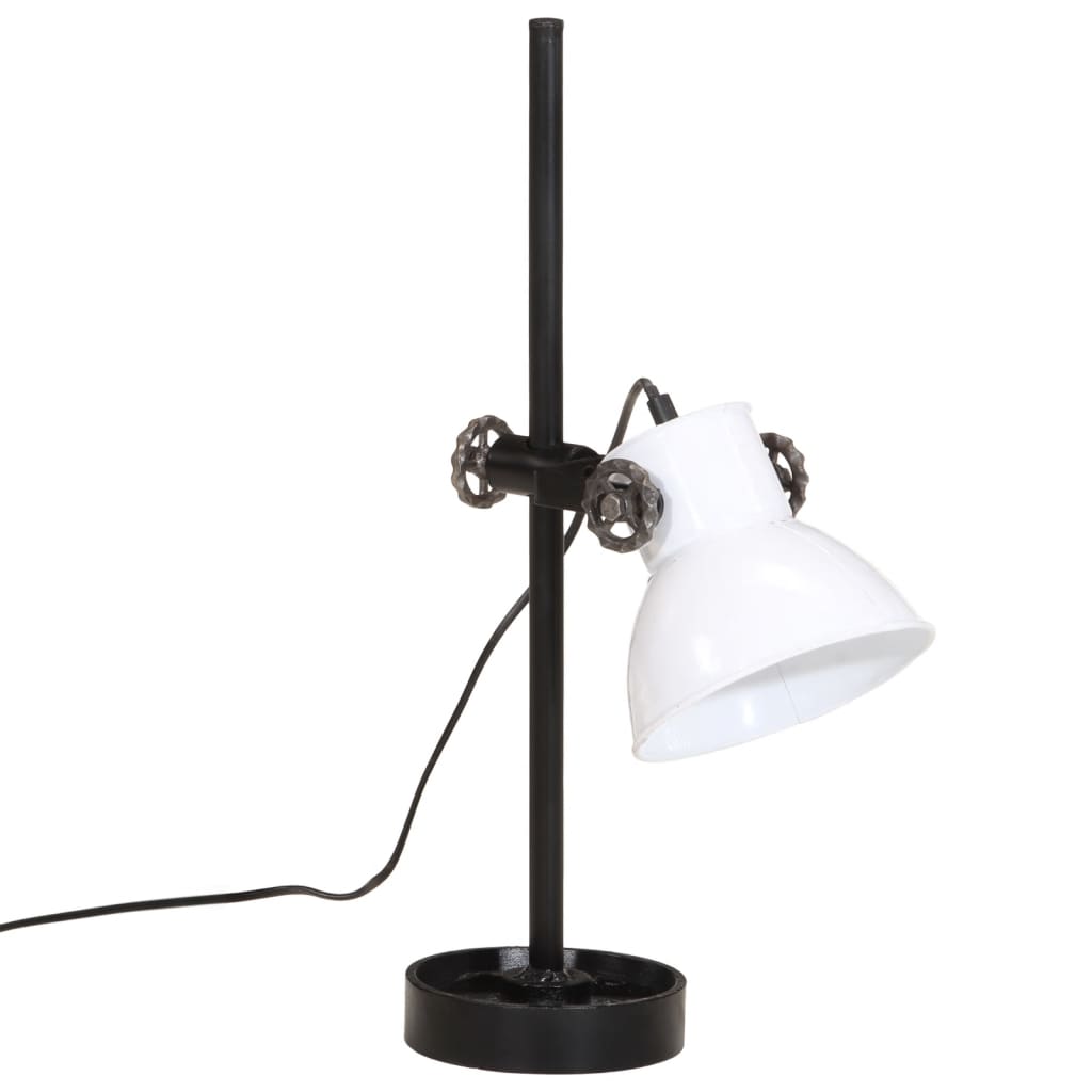 Schreibtischlampe 25 W Weiß 15x15x55 cm E27