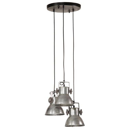 Lampada Pensile 25 W Argento Vintage 30x30x100 cm E27