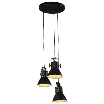 Lampada Pensile 25 W Nera 30x30x100 cm E27 - homemem39